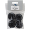 1RC5570 1RC Racing Pre-Mounted 1/18 Asphalt Modified Hoosier Tires (Black) (4) (F/R) (Standard)