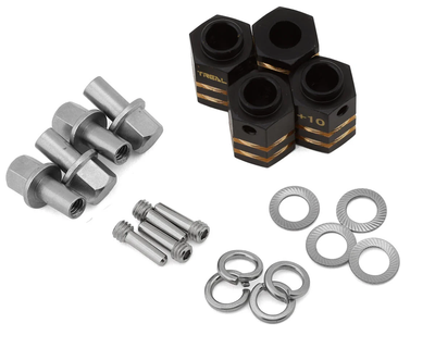 TLHTTRX4-20 Treal TRX4 Brass Wheel Hex +10