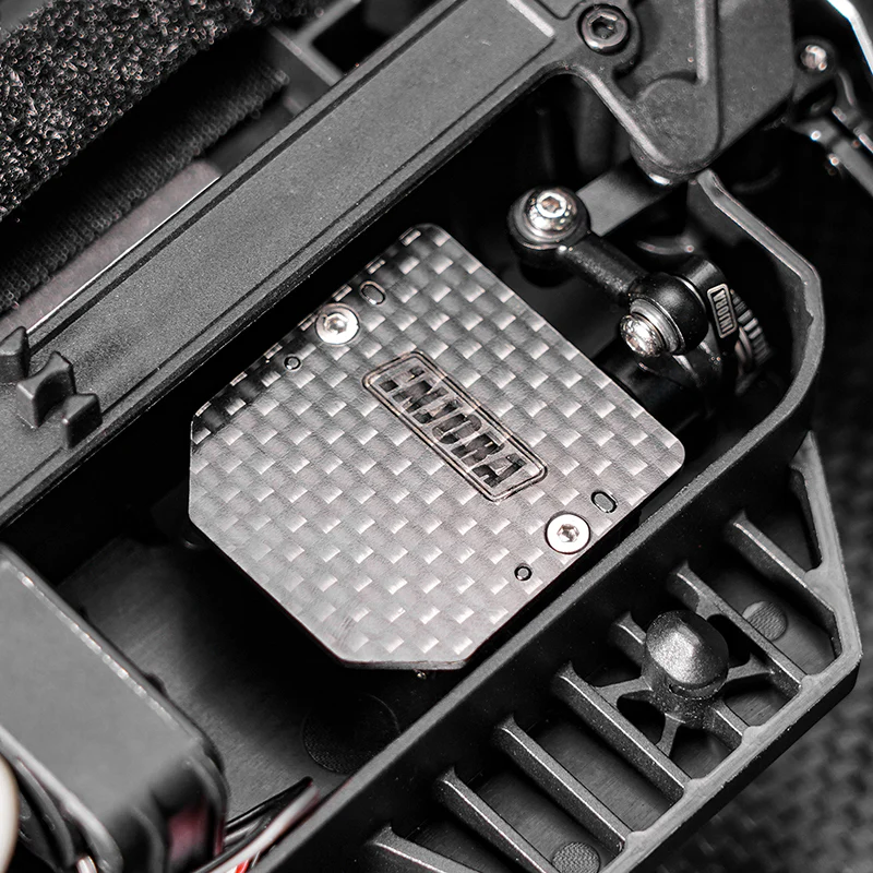GROM-12 INJORA Carbon Fiber & Aluminum Servo Mount for 1/16 Arrma Mojave Grom 1/12 Losi Nascar