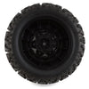 JCO4011-3095 Pre-Mounted Landmines Tires w/Tremor Wheels (Black) (2) (Yellow) w/12mm Hex