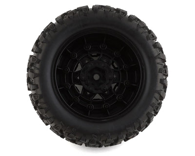 JCO4011-3095 Pre-Mounted Landmines Tires w/Tremor Wheels (Black) (2) (Yellow) w/12mm Hex