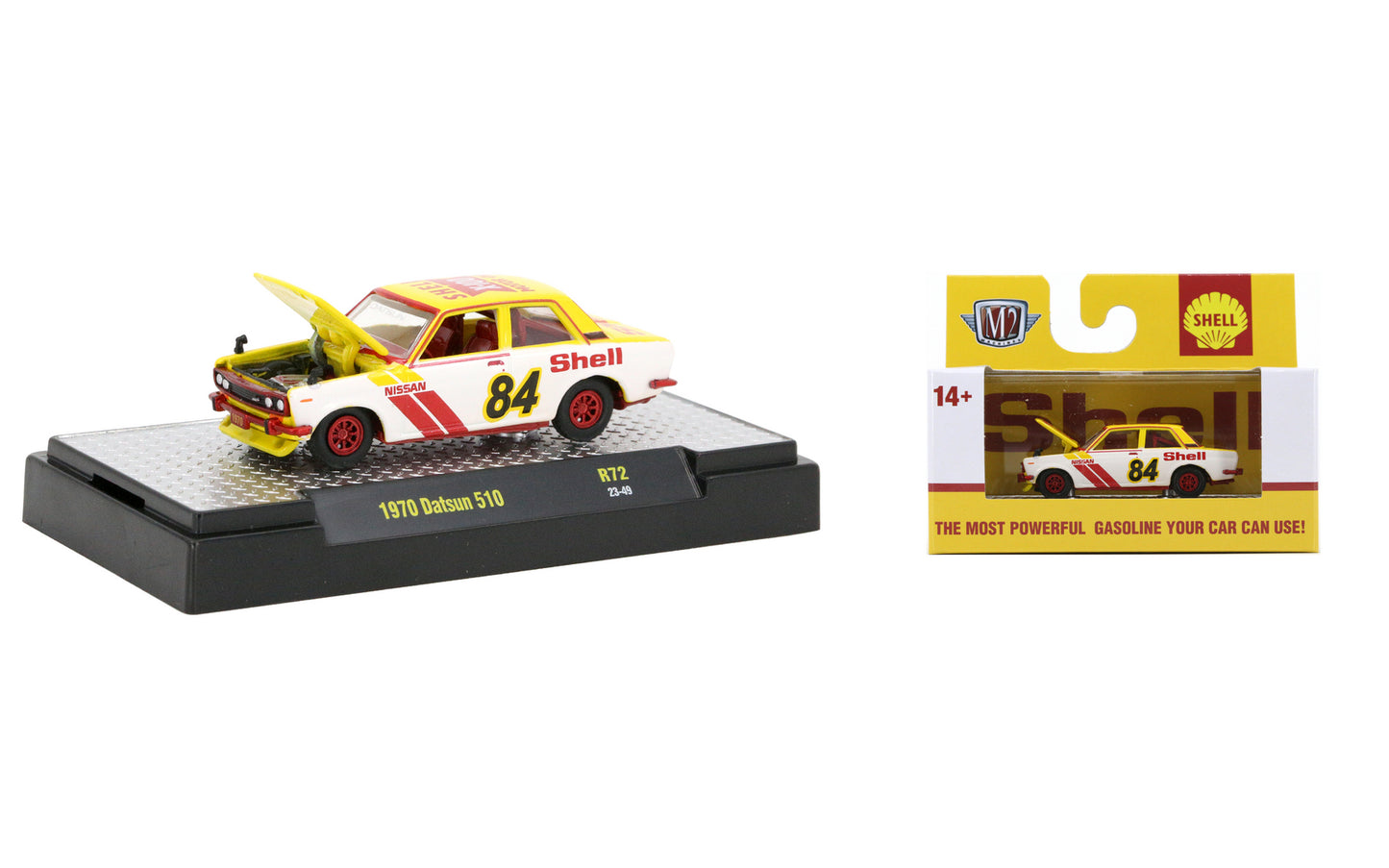 M2Machines 32600-72 1:64th Scale 1970 Datsun 510 CHASE