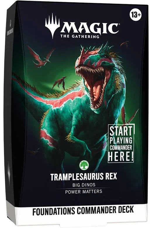 MTGD5936 Magic The Gathering Foundations Commander Deck - Tramplesaurus REX