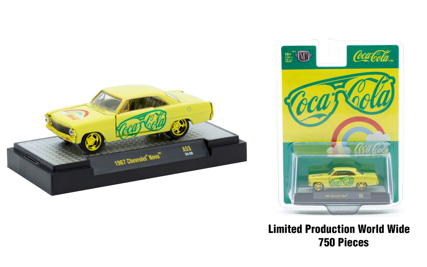 M2Machines 52500-A53 1:64th Scale 1967 Chevrolet Nova CHASE