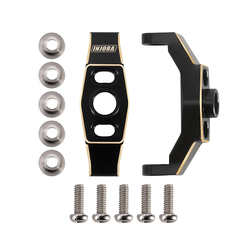 4M-102 INJORA Brass Adjustable Caster Blocks Clockable C Hub Carriers for 1/18 TRX4M