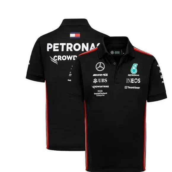 701223408 Mercedes AMG Petronas F1 2023 Men's Team Polo