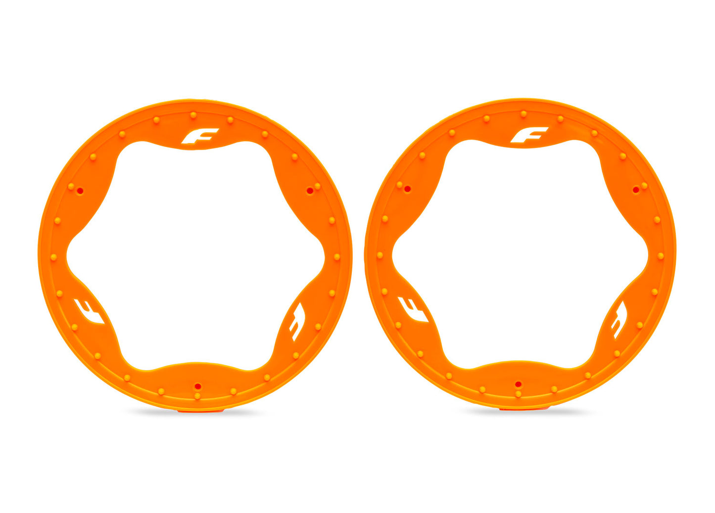 10948-ORNG 4.3" Orange Funco Rear Beadlock Rings (2)