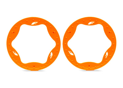 10948-ORNG 4.3" Orange Funco Rear Beadlock Rings (2)