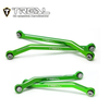 X003Q5IIAV TREAL Aluminum 7075 High Clearance Links Set (4pcs) Chassis Lower Links for TRX4M 1/18 RC Crawler-Green