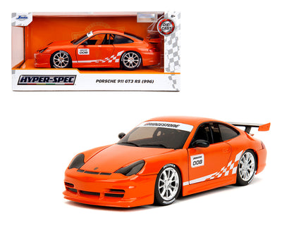 Jada 35138 1:24 Porsche 911 GT3 RS (996.2) – Orange – Hyper-Spec