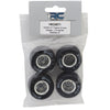 1RC5571 1RC Racing Pre-Mounted 1/18 Asphalt Modified Hoosier Tires (Chrome) (4) (F/R) (Standard)