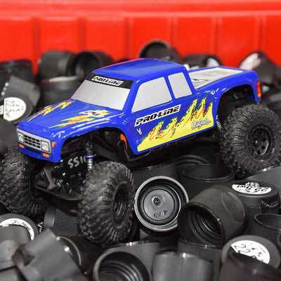 PRO369413 1/30 Pre-Cut Coyote High Performance Blue Body for Axial SCX30