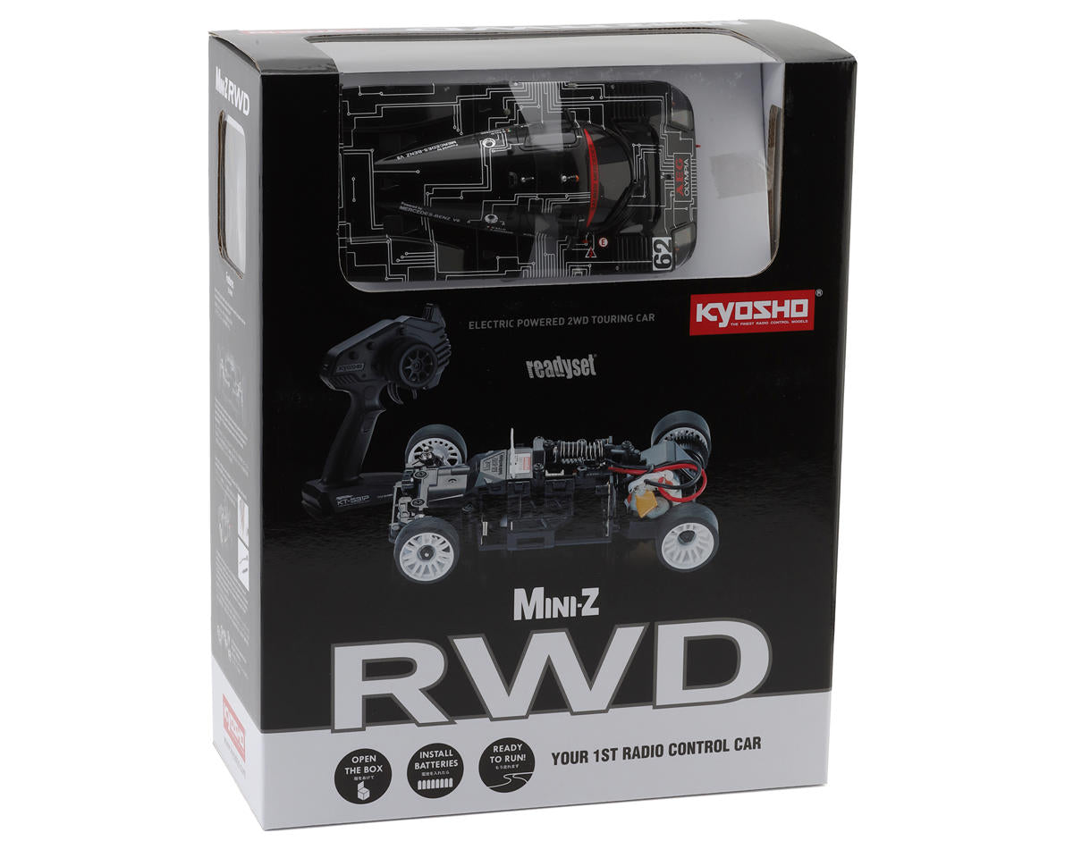 KYO32353AG MINI-Z RWD LM1988 Sauber-Mercedes Gruppe-C-Rennsportwagen C9, Nr. 62 Black