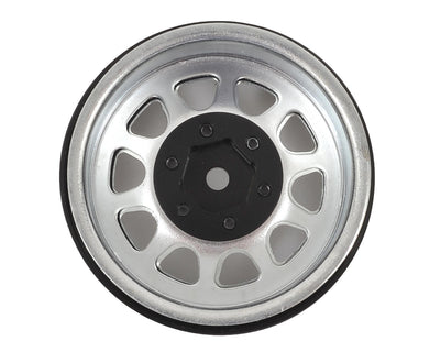 SSD00006 SSD RC D Hole 1.9" Steel Beadlock Crawler Wheels (Silver) (2)