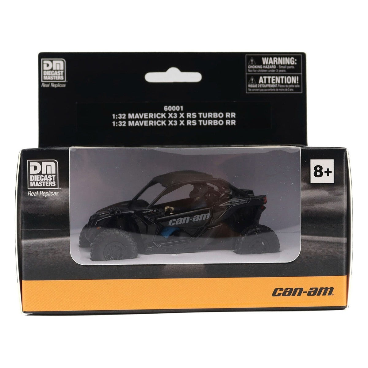 DCM60001 1:32 Maverick X3 X rs Turbo RR, Triple Black