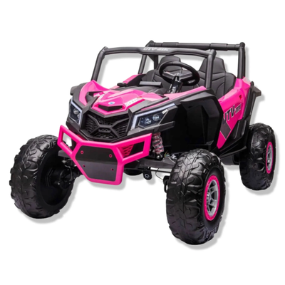 UTV-MX 24V 4WD All Terrain Kids Ride-On UTV With MP4 And Leather Seat