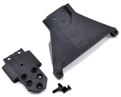 RPM73562 Front Bulkhead for Traxxas Slash LCG 4x4 (Black)