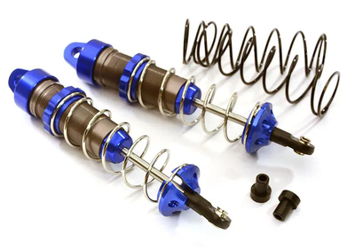 INTC28475BLUE Machined 105mm Rear Big Bore Shocks 1/10