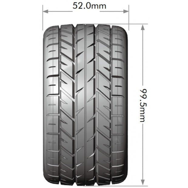 L-T3208SX Louise R/C - ST-Rocket Soft 1/10 Stadium Truck, 0 & 1/2" Offset, 12, 14, 17mm Removable Hex Wheels