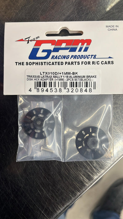LTX010D BLACK Taxxas Latrax Rally 1:18 Aluminium Brake +1mm
