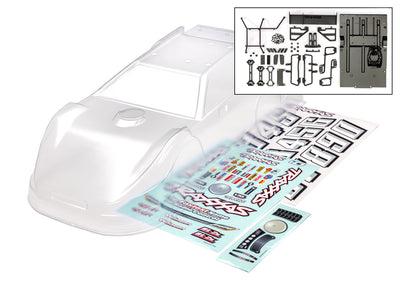 10423 Slash Late Model Unassembled Body Kit - Clear Body