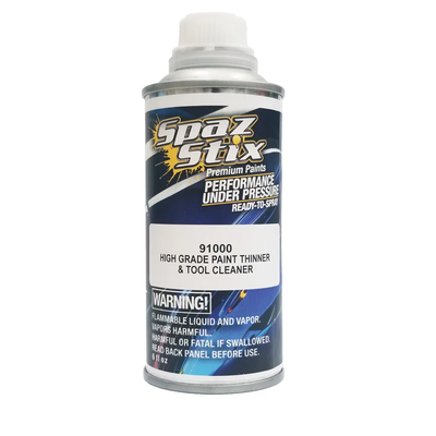 SZX91000 SPAZ STIX - AIRBRUSH TOOL WASH - LACQUER THINNER, 6OZ