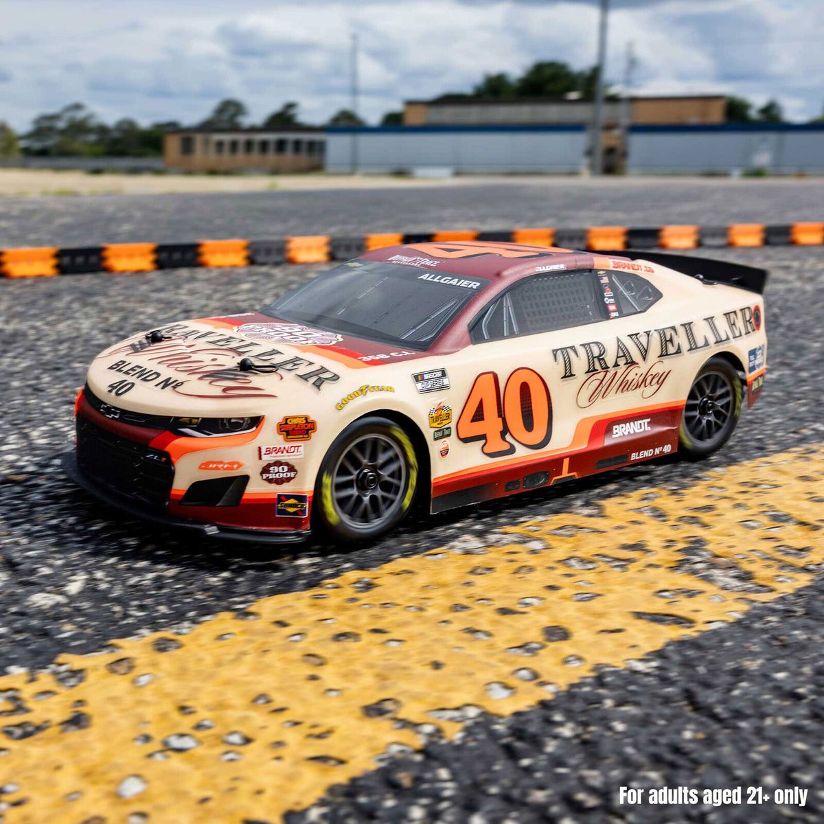 LOS1122640 1/12 Losi NASCAR 2026 Justin Allgaier No. 40 Traveller Whiskey (Battery & Charger Included)