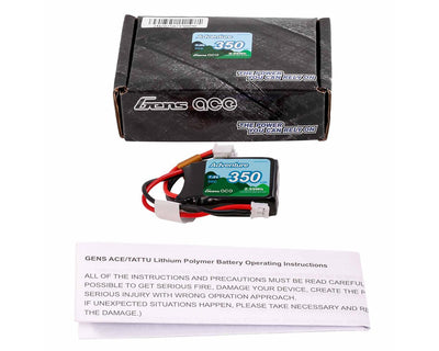 GEA3502S30JST Gens Ace 2S 30C Adventure LiPo Battery (7.4V/350mAh) w/JST Connector