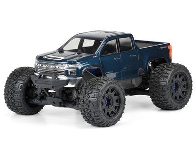 PRO358200 2021 Chevy Silverado 2500 HD Monster Truck Body (Clear) for Traxxas Maxx