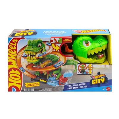 HWJBM73 Hot Wheels City T-Rex Battle Blaze