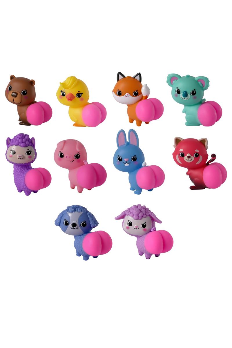 L2P 10003 Squishy Tushy Toys 3 Inch Figures Double Blind Box
