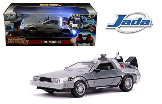 Jada  31468 1:24 Time Machine with Lights – Back To The Future II – Hollywood Rides