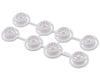 YEA-WL-0159WH Yeah Racing 1/28 RWD Mini-Z Plastic 10-Spoke Narrow Wheel Set (White) (Offset 0,+1,+2,+3)