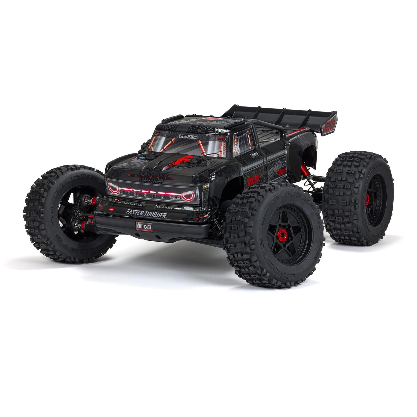 ARA5810V2T1 OUTCAST 1/5 Scale 4X4 8S BLX EXB Brushless Stunt Truck RTR