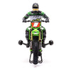 LOS06002 1/4 Promoto-MX Motorcycle RTR with Battery and Charger, Pro Circuit-GREEN