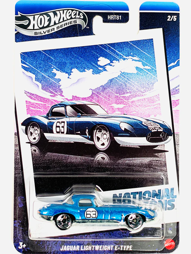 HWHRT81 Hot Wheels Silver Series Jaguar Lightweight E-Type