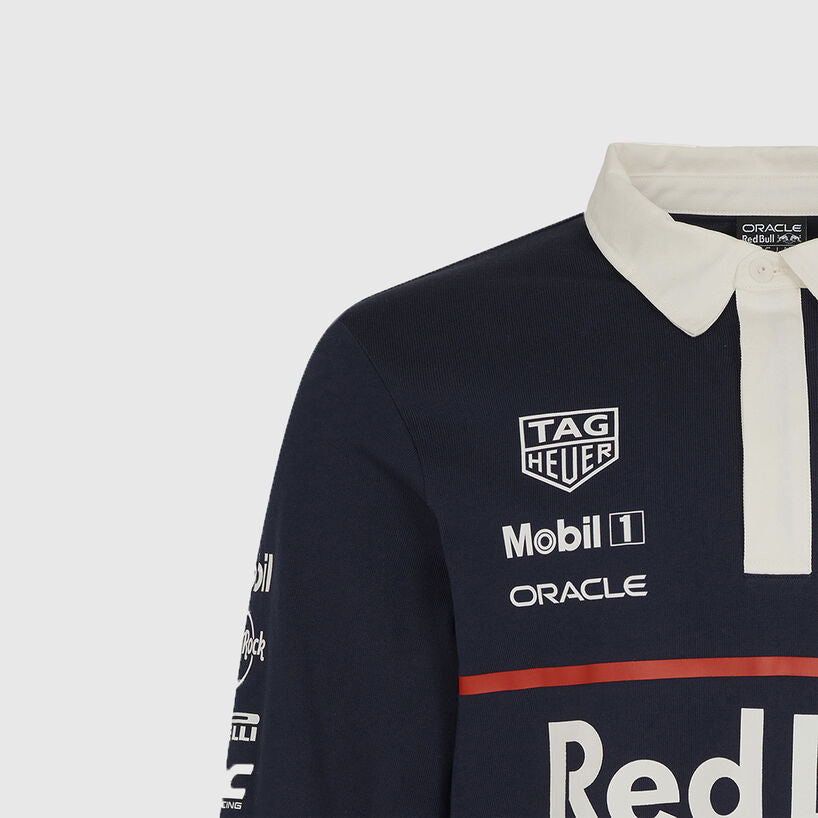 TU11396 Red Bull Racing F1 Heritage Team Long Sleeve Polo Shirt