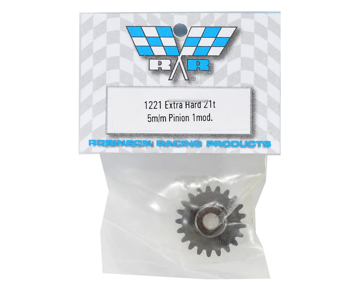 RRP1221  Extra Hard 21T 5mm 1mod Pinion