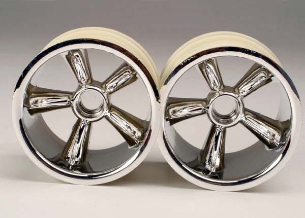 4174  TRX® Pro-Star chrome wheels (2) (front) (for 2.2" tires)