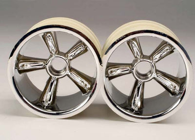 4174  TRX® Pro-Star chrome wheels (2) (front) (for 2.2" tires)