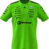 JZ7402 Mercedes AMG Petronas Formula One 2025 Men's Team Set Up Jersey - Green