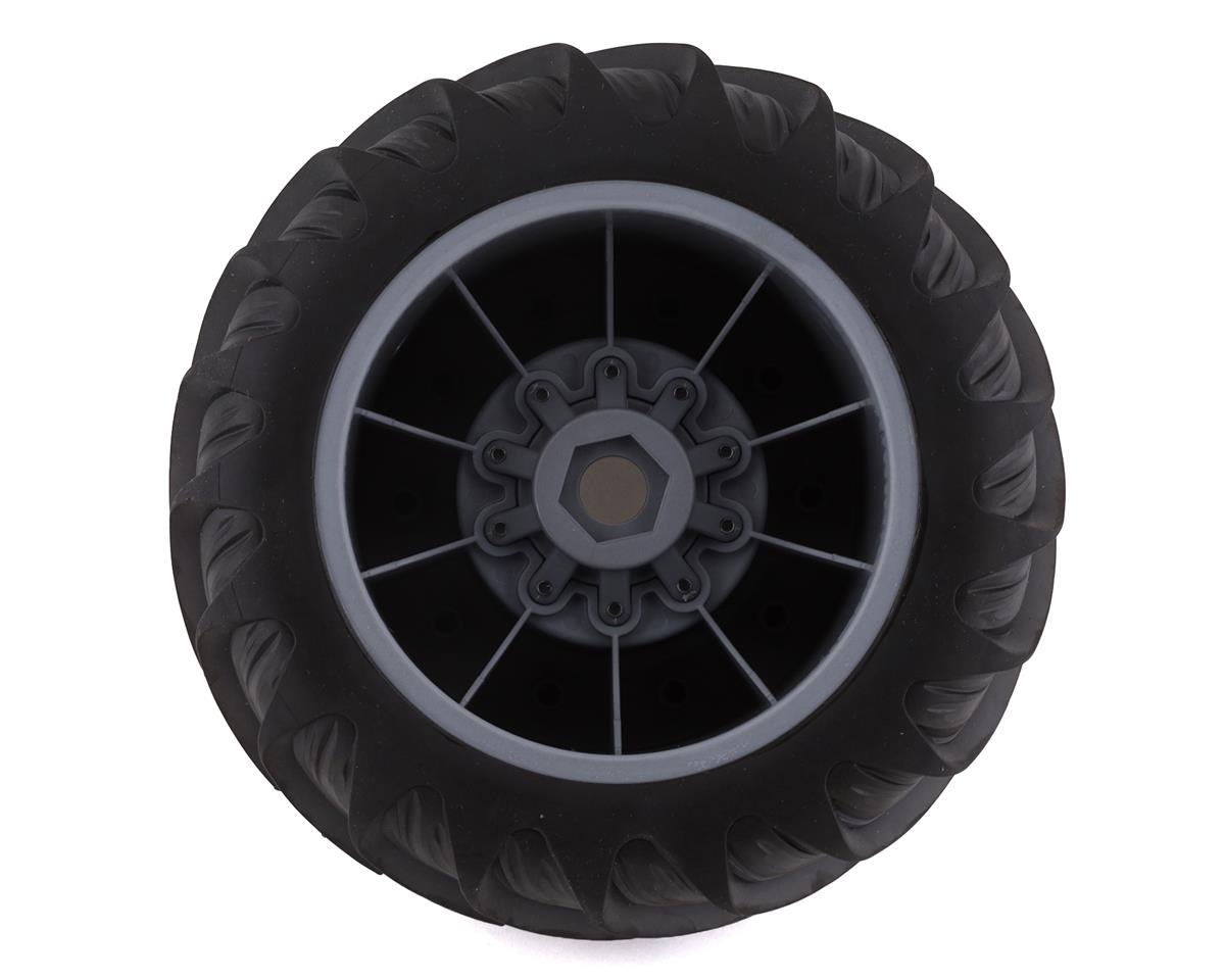 JCO3085-4099 Renegades Pre-Mounted All Terrain Monster Truck Tires (Silver) (2) (Yellow)