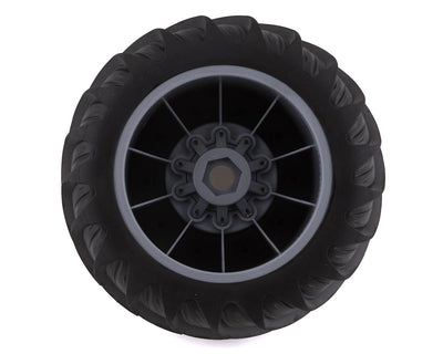JCO3085-4099 Renegades Pre-Mounted All Terrain Monster Truck Tires (Silver) (2) (Yellow)