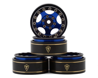 TLHTSCX24-2481 1.0 Beadlocks - Brass Rings - Blue
