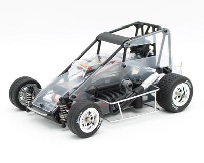 1RC1107 Racing Midget 4.0 1/18 Brushless RTR 2WD Oval Racer (Clear) w/2.4GHz Radio, Battery & Charger