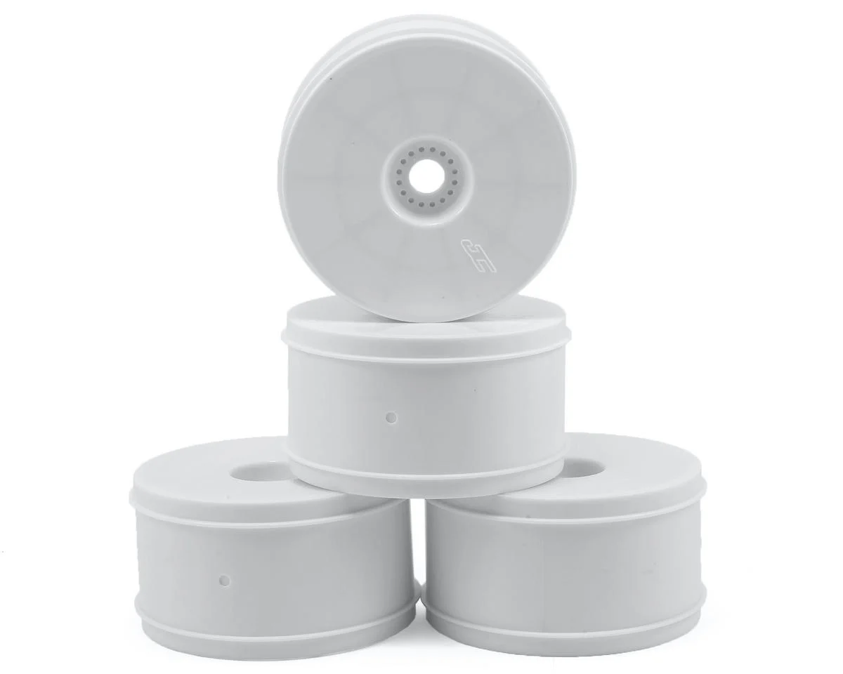 JCO3369W Mono - 4.0" 1/8th Truck Wheel (White)