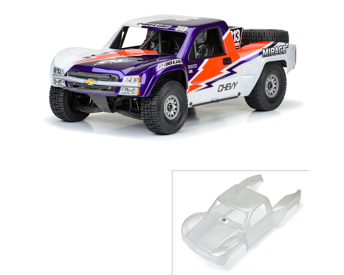 PRO362417 1/7 Pre-Cut 2007 Chevy Silverado Clear Body: Unlimited Desert Racer