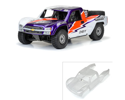 PRO362417 1/7 Pre-Cut 2007 Chevy Silverado Clear Body: Unlimited Desert Racer
