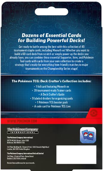 PKU10-10681-101 Pokemon Deck Crafter's Collection