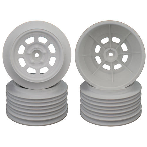 DER-DS4-RW Speedway SC Wheels for Traxxas Slash Rear / 21.5mm BKSP / WHITE / 4Pcs.